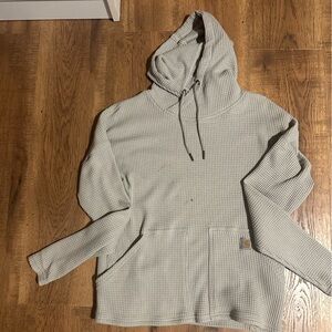 Carhartt Light Gray Waffle Knit Sweater